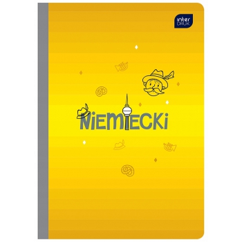 Zeszyt przedmiotowy JĘZYK NIEMIECKI A5/60 + ściąga
