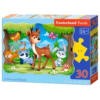 Puzzle 30 elementów JELONEK Castor 4+