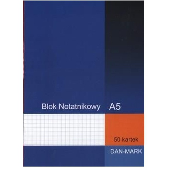 Notatnik blok biurowy notes w kratkę A5 50