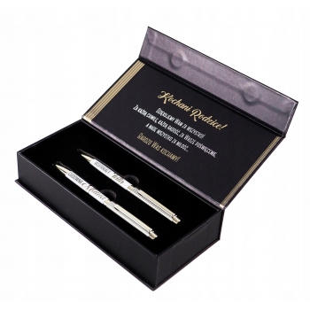 DŁUGOPISY z napisem DLA CUDOWNYCH RODZICÓW prezent