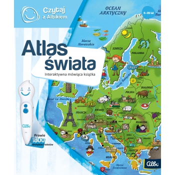 Czytaj z Albikiem mówiąca książka ATLAS ŚWIATA