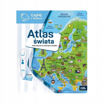 Czytaj z Albikiem mówiąca książka ATLAS ŚWIATA