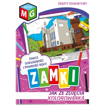 Kolorowanka ZAMKI kolorowanki zeszyt edukacyjny