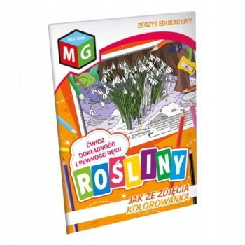 Kolorowanka ROŚLINY kolorowanki zeszyt edukacyjny