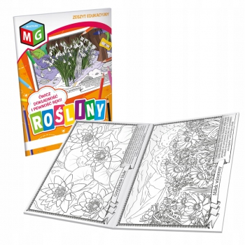 Kolorowanka ROŚLINY kolorowanki zeszyt edukacyjny