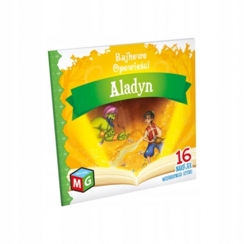 Bajka Aladyn książeczka + 16 naklejek