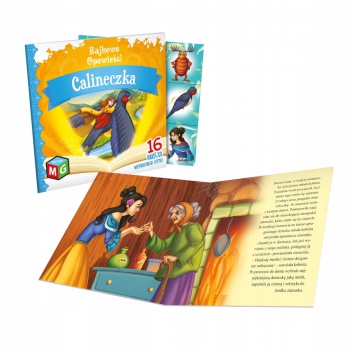 Bajka Calineczka książeczka + 16 naklejek