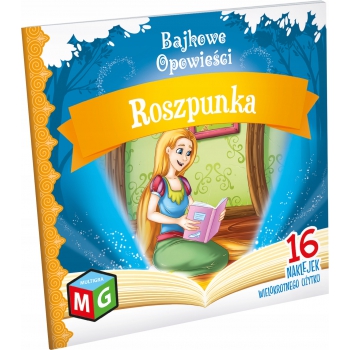 Bajka Roszpunka książeczka + 16 naklejek