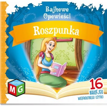 Bajka Roszpunka książeczka + 16 naklejek