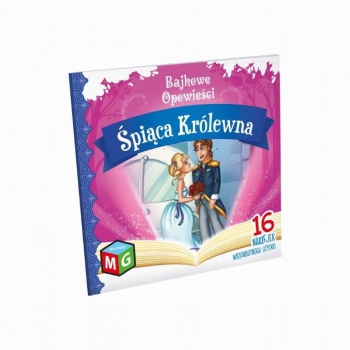 Bajka Śpiąca Królewna książeczka + 16 naklejek
