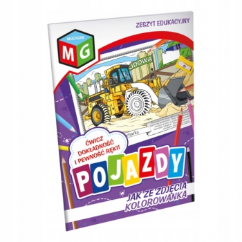 Kolorowanka POJAZDY kolorowanki zeszyt edukacyjny