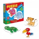 Moje pierwsze puzzle 6w1 ZWIERZĄTKA 2+ Baby 27 el