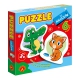 Moje pierwsze puzzle 6w1 ZWIERZĄTKA 2+ Baby 27 el